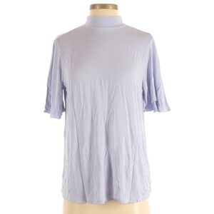 NEW Michael Stars | Tee Triangle Back Blue High Neck